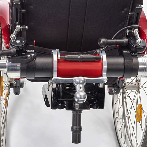 Attachable wheelchair motor